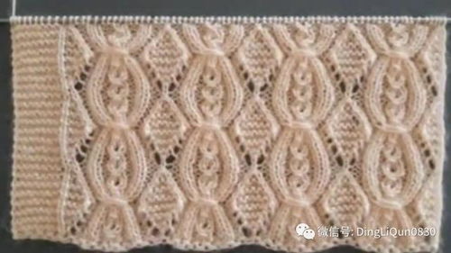 針織作品 漂亮的毛衣針織針跡圖案創意